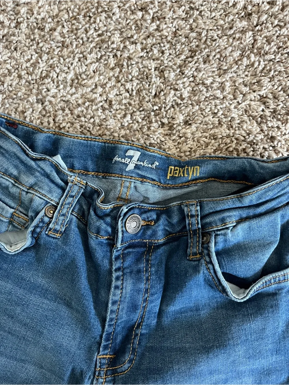Boys size 12 7 for all mankind boys Paxton jeans